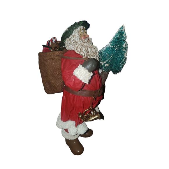 VTG The American Artist Clothtique Collection Santa "Out of the Forest" - Picture 2 of 5